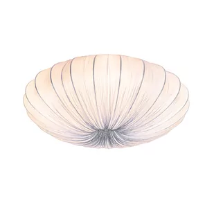 QAZQA Designerska lampa sufitowa szary jedwab 60 cm 5-punktowy - Plu - Oprawy, klosze i abażury - miniaturka - grafika 1