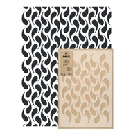 Szablony malarskie - Szablon Malarski powtarzalny Scandi // Teardrop - miniaturka - grafika 1