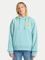 Bluzy damskie - Billabong Bluza Ready And Set EBJSF00184 Turkusowy Loose Fit - miniaturka - grafika 1
