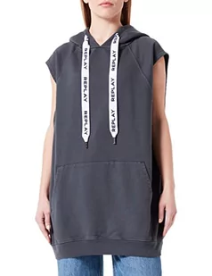 Replay Damski sweter W3700 Pullunder, 098 czarny, XL (DE) - Swetry damskie - miniaturka - grafika 1