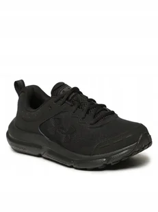 Under Armour Buty Ua Charged Assert 10 3026175-004 Black/Black/Black - Buty sportowe męskie - miniaturka - grafika 1