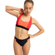 Stroje kąpielowe - Klasyczne majtki bikini dla Kobiety ROXY ACTIVE Czarny - miniaturka - grafika 1