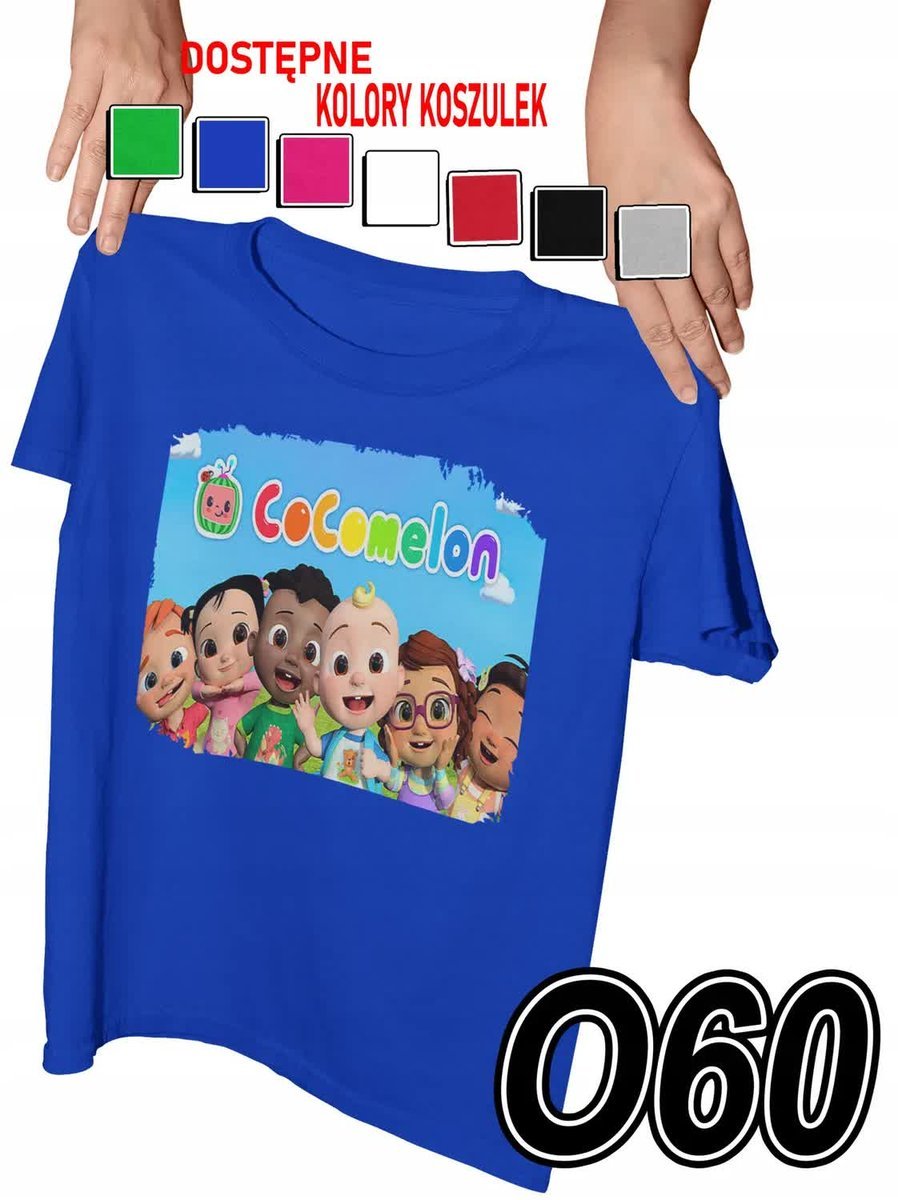 Koszulka Dziecięca Z Nadrukiem Bajki Dla Dzieci Jj Melon - M 134-140