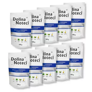 Dolina Noteci Megapakiet Premium w saszetkach, 40 x 500 g - Bogata w dorsza z brokułem - Mokra karma dla psów - miniaturka - grafika 4