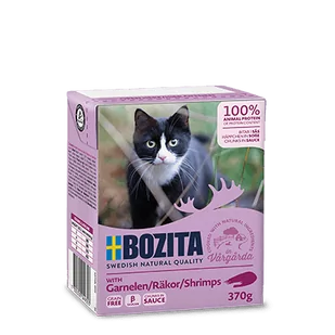 BOZITA Cat Krewetki W Sosie 370g - Mokra karma dla kotów - miniaturka - grafika 1