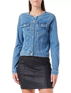 VERO MODA Kurtka damska, niebieski (medium blue denim), XS - Kurtki damskie - miniaturka - grafika 1