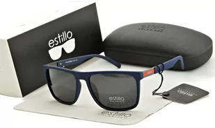 ESTILLO Przeciwsłoneczne męskie okulary  z polaryzacją EST-407-10 Estillo EST-407-10 - Okulary przeciwsłoneczne - miniaturka - grafika 1