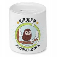 Skarbonki - Skarbonka 330 ml Dla Nikodema Syna Dziecka Prezent z Nadrukiem ze Zdjęciem - miniaturka - grafika 1