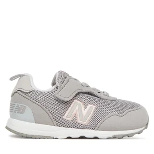 Sneakersy New Balance NW515PNK Szary - Buty dla dziewczynek - miniaturka - grafika 1