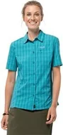 Koszule damskie - Jack Wolfskin Damska koszula Centaura Dark Aqua S 1401623 - miniaturka - grafika 1