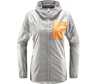 Haglöfs 605237_4TL L.I.M SHIELD HOOD DAMSKA kurtka DAMSKA CONCRETE/SOFT ORANGE, rozmiar S - Kurtki damskie - miniaturka - grafika 1