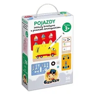 Akcesoria fotograficzne - Pojazdy Zabawy kreatywne z pisakiem zmazywakiem - miniaturka - grafika 1