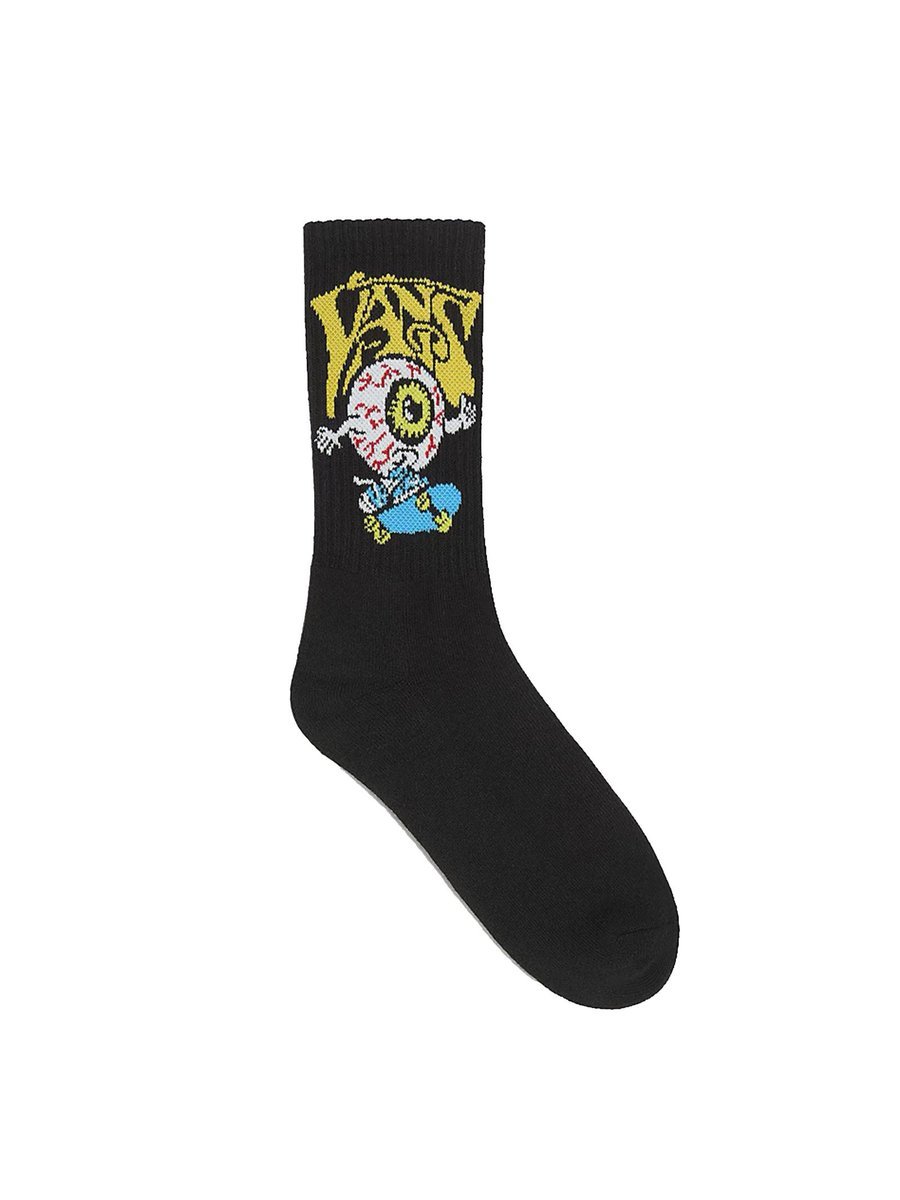 Skarpety Dziecięce VANS EYE CREW BLACK (1 para)VN000GNDBLK1 26,5-31