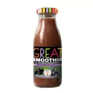 Soki i napoje niegazowane - Great Smoothie czarna porzeczka, acai 215 ml - miniaturka - grafika 1