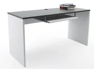 Biurka - Elior Szare biurko nowoczesne na wymiar H9-N49 - miniaturka - grafika 1