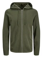 Swetry męskie - Jack & Jones Kardigan "Hill" w kolorze khaki - miniaturka - grafika 1