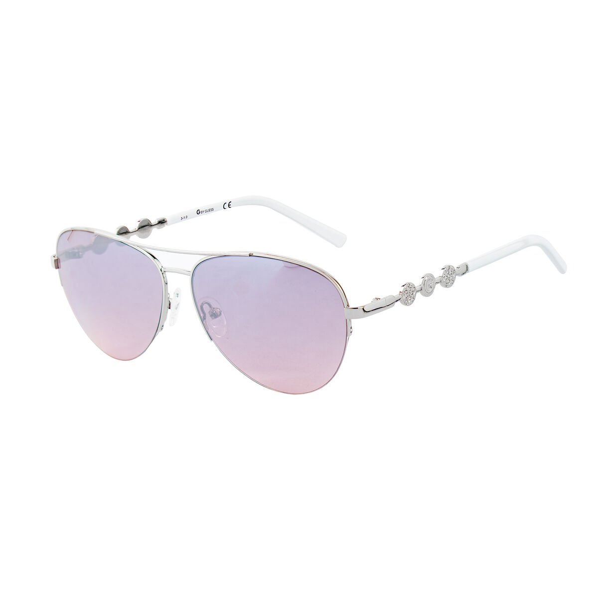 Okulary GUESS GG1199S-10U. Okulary przeciwsłoneczne, Kolor biały. Kobieta.