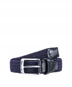 Paski - Pasek Do Spodni Pleciony Męski Elastyczny Puccini Granatowy Pame(90) 7A - miniaturka - grafika 1