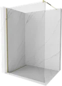 Ścianki i drzwi prysznicowe - Mexen Kioto ścianka prysznicowa Walk-in 65 x 200 cm, transparent 8 mm, złota - 800-065-101-50-00 - miniaturka - grafika 1