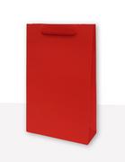 Opakowania i torebki na prezenty - Torebka jednobarwna T4e czerwona - miniaturka - grafika 1