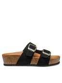 Klapki i japonki damskie - Geox Klapki D Brionia H D551DA 00022 C9999 Czarny - miniaturka - grafika 1