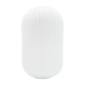 Dom i wnętrze OUTLET - Klosz duży wazon ryflowany - biały (｡◕‿◕｡) POLSKI SOLIDNY PRODUCENT ‼️| 30 LAT NA RYNKU ‼️| WYSYŁKA 24H ‼️ II GWARANCJA JAKOŚCI|| NEGOCJUJ 783-200-183 lub napisz sklep@kaja.com.pl - miniaturka - grafika 1