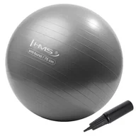 Piłki do ćwiczeń - Piłka gimnastyczna HMS YB02N Grafitowy (75 cm) - miniaturka - grafika 1