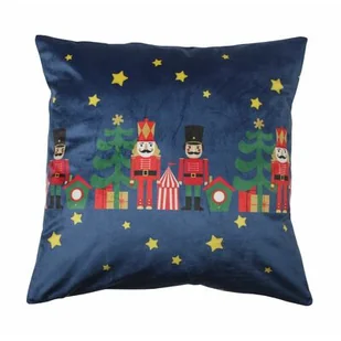 Poduszka CRACKER 45 x 45 cm granatowy - Poduszki dekoracyjne - miniaturka - grafika 1