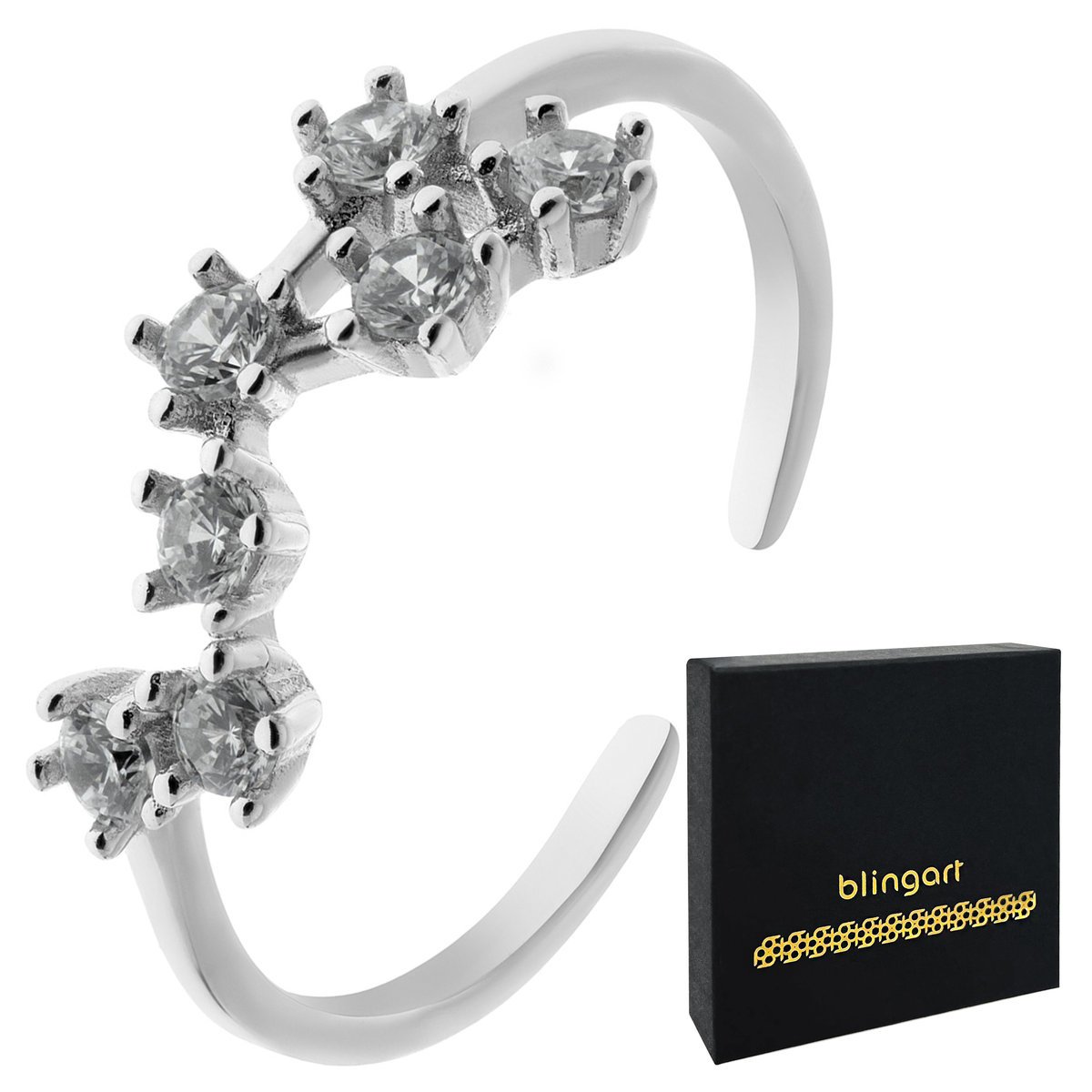 Srebrny pierścionek znak zodiaku LEW srebro 925