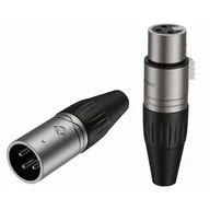 Kable - Roxtone XP3FM - Wtyki mikrofonowe XLR żeńskie męskie (para) - miniaturka - grafika 1