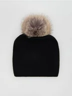 Czapki damskie - Reserved - LADIES` CAP - czarny - miniaturka - grafika 1