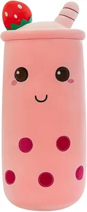 Pluszowa Przytulanka Boba 40 cm Różowa Maskotka Bubble Tea dla Dzieci - Maskotki i pluszaki - miniaturka - grafika 1