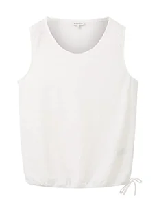TOM TAILOR Damski top, 10315 - Whisper White, XS - Koszulki i topy damskie - miniaturka - grafika 1