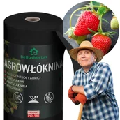 Agrowłókniny - AGROWŁÓKNINA CZARNA UV 1,1m x 40 m ANTYCHWASTOWA NA CHWASTY GRUBA 100G - miniaturka - grafika 1