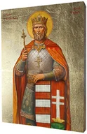 Ikony i obrazy sakralne - Ikona Religijna Święty Władysław Król Wojownik - miniaturka - grafika 1