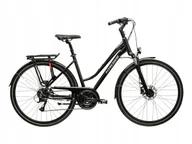 Rowery - Damski rower trekkingowy KROSS TRANS 4.0 rozmiar M Czarny - miniaturka - grafika 1