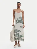 Sukienki - Desigual Sukienka letnia Marsella 25SWVF11 Beżowy Slim Fit - miniaturka - grafika 1