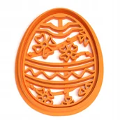 Formy do ciast - Foremka Jajko Wielkanocne 8 Pisanka Kwiatki - miniaturka - grafika 1