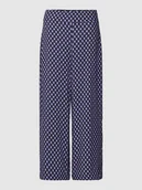 Spodnie damskie - Kuloty ze wzorem na całej powierzchni model ‘Misha Retro’ - miniaturka - grafika 1