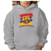 Bluzy dla dziewczynek - BLUZA DZIECIĘCA BARCELONA FC KLUB PIŁKARSKI 146-152 DLA DZIEWCZYNKI CHŁOPCA - miniaturka - grafika 1