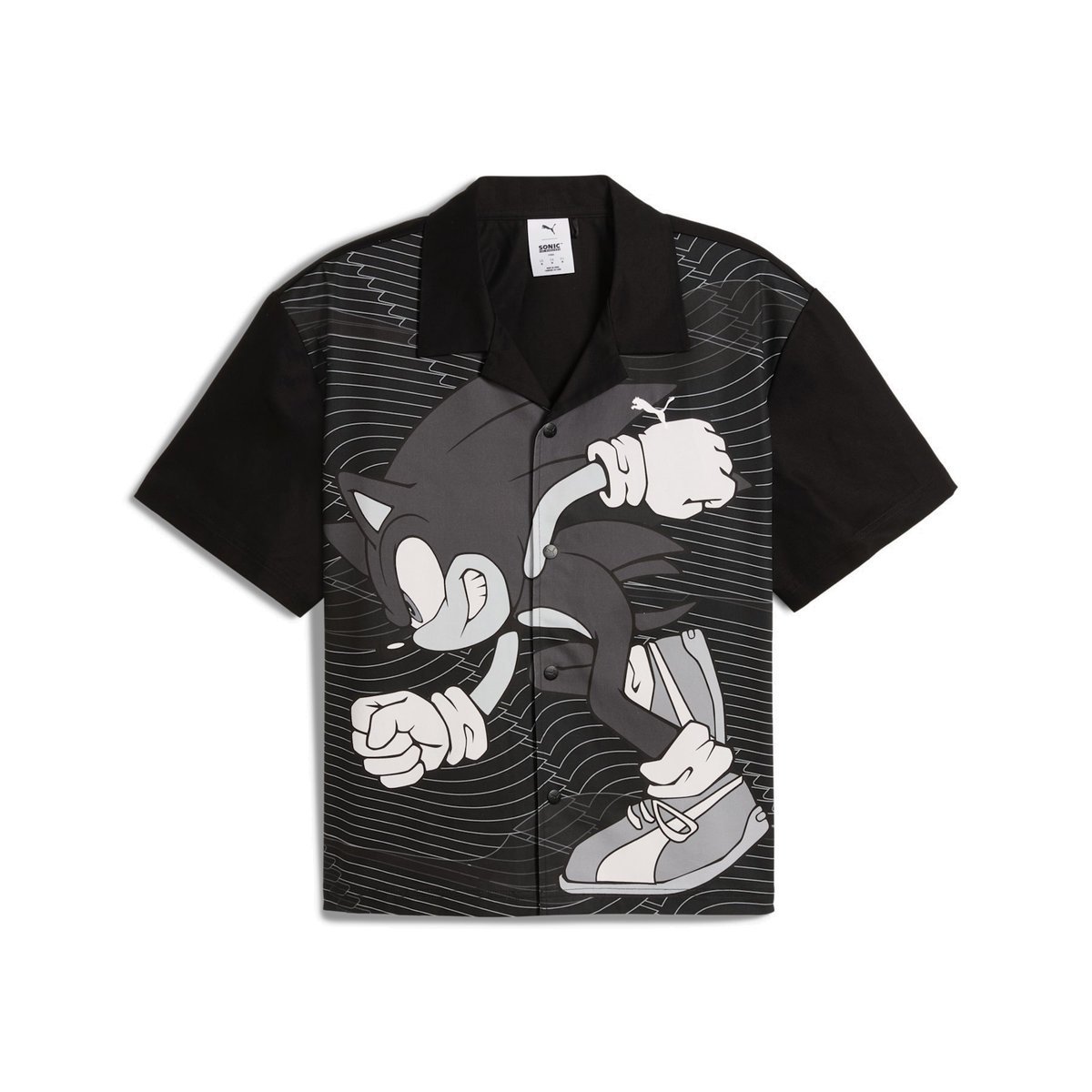 Koszula męska Puma X SONIC RELAXED GRAPHIC RACER czarna 63240701 r S