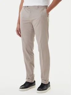 BOSS Spodnie materiałowe C-Genius 50555035 Beżowy Slim Fit - Spodnie męskie - miniaturka - grafika 1
