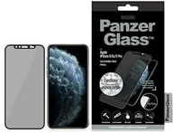 Szkła hartowane na telefon - PanzerGlass E2E Super+ iPhone X/Xs/11 Pro Case Friendly Swarovski CamSlider Privacy czarny/black PAN000002 - miniaturka - grafika 1