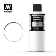 Akcesoria i części modelarskie - Vallejo Podkład akrylowo-poliuretanowy biały / 200ml 74600 - miniaturka - grafika 1