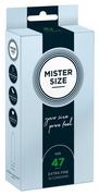 Prezerwatywy - Mister Size Condoms prezerwatywy dopasowane do rozmiaru 47mm 10szt. - miniaturka - grafika 1