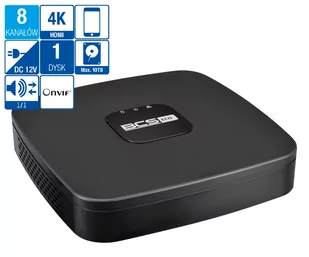 Rejestrator IP BCS-L-SNVR0801-4KE LINE Analityka na 8 kamer IP do 8MPx - Rejestratory do monitoringu - miniaturka - grafika 3