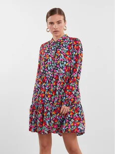 YAS Sukienka koszulowa 26030717 Kolorowy Regular Fit - Sukienki - miniaturka - grafika 1