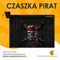 Skarbonki - Skarbonka z czaszką. Innowacyjny produkt łączący w sobie możliwość oszczędzania w przyjemny sposób. - miniaturka - grafika 1