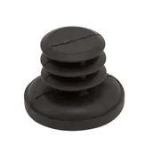 Zawiasy, okucia i inne akcesoria - Stopka wewnętrzna Q25 czarna (Fi zew 35) - miniaturka - grafika 1