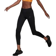 Rajstopy - adidas Damskie rajstopy Fastimp 7/8 T, czarny/biały, M - miniaturka - grafika 1